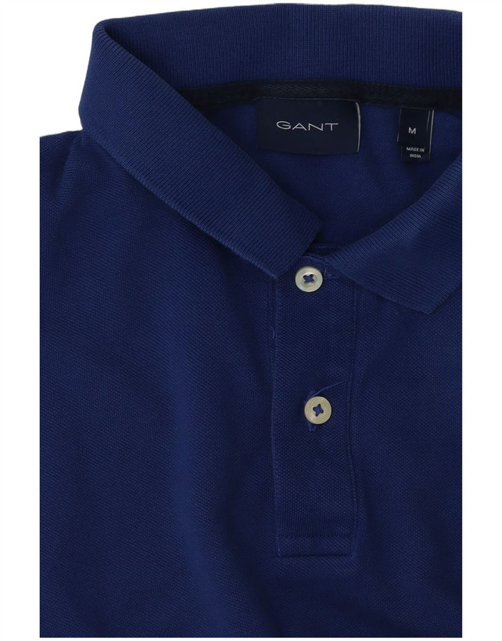 Camisa polo masculina Gant azul médio