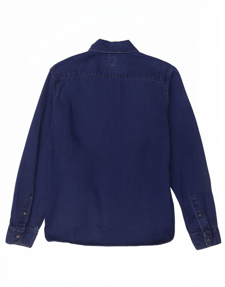 Camisa jeans masculina Levi's XL azul algodão