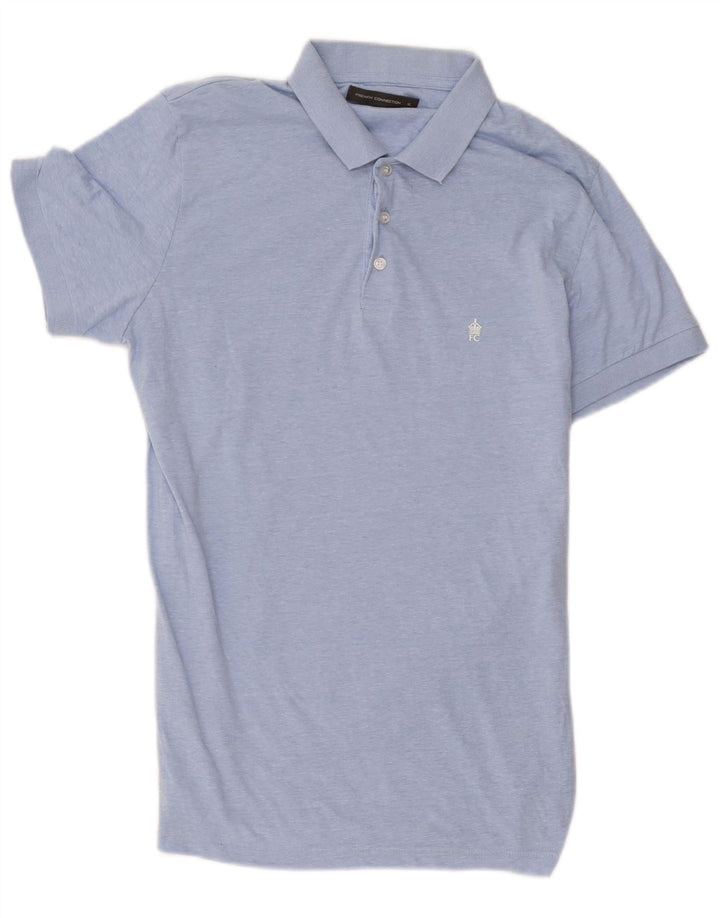 Camisa polo masculina French Connection XL algodão azul