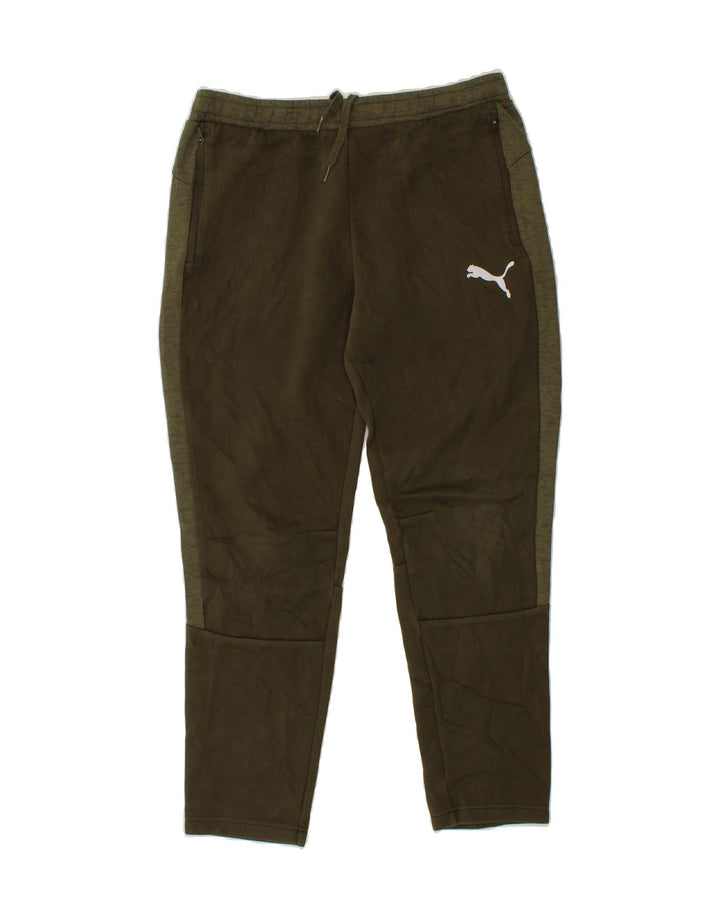 PUMA Mens Tracksuit Trousers Medium Khaki Vintage Puma and Second-Hand Puma from Messina Hembry 