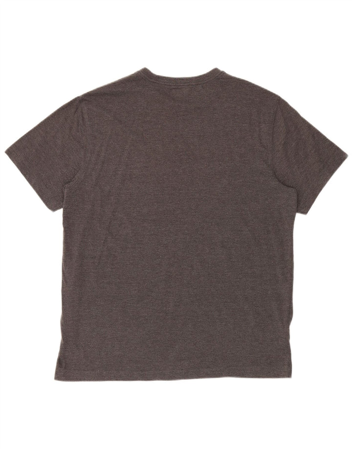 Camiseta masculina Eddie Bauer grande algodão cinza