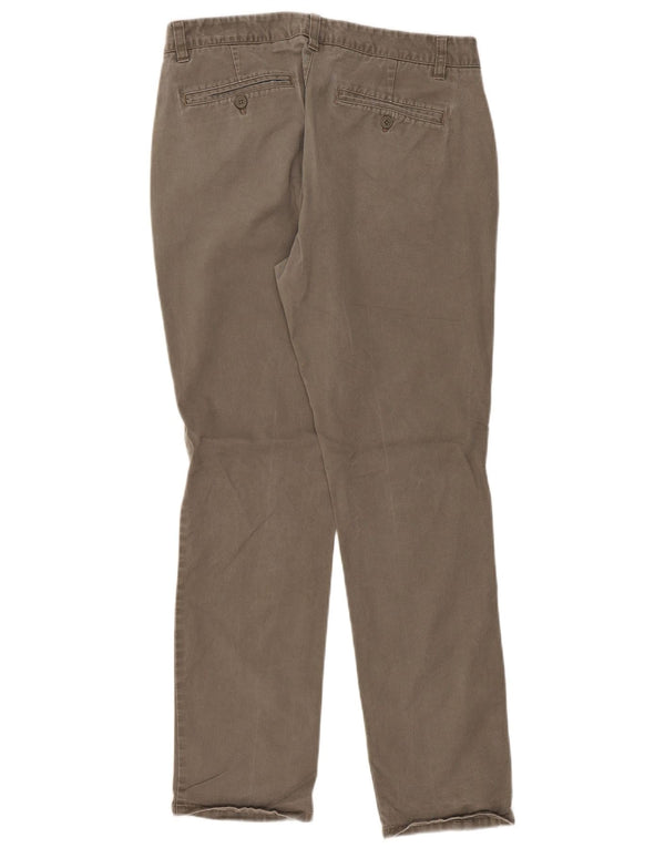 BONOBOS Mens Tailored Slim Chino Trousers W34 L32 Khaki Cotton