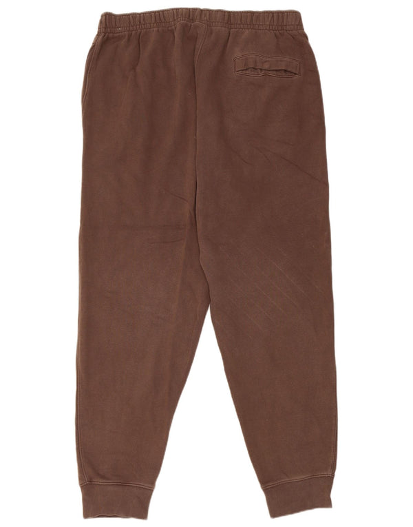Calça de treino masculina Nike joggers grande algodão marrom