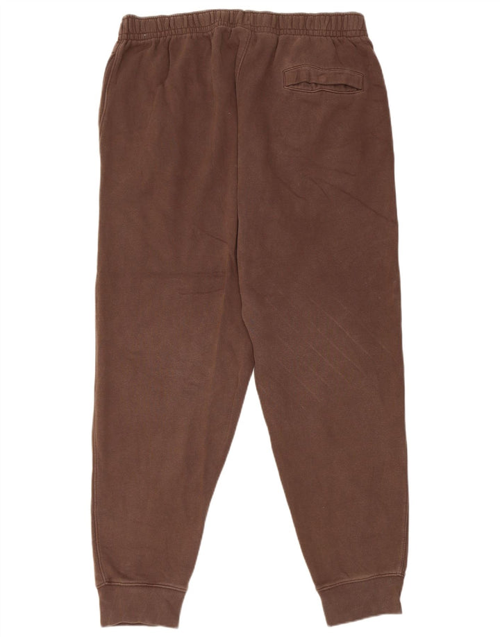 Calça de treino masculina Nike joggers grande algodão marrom