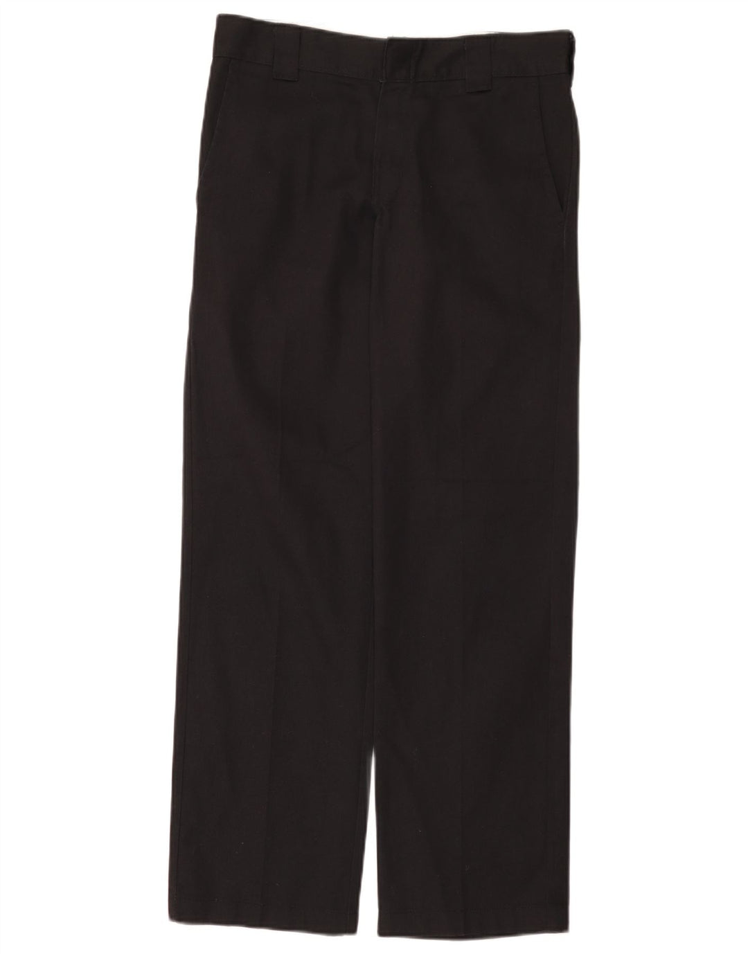 Calças Chino masculinas Dickies Slim Straight W30 L32 poliéster preto