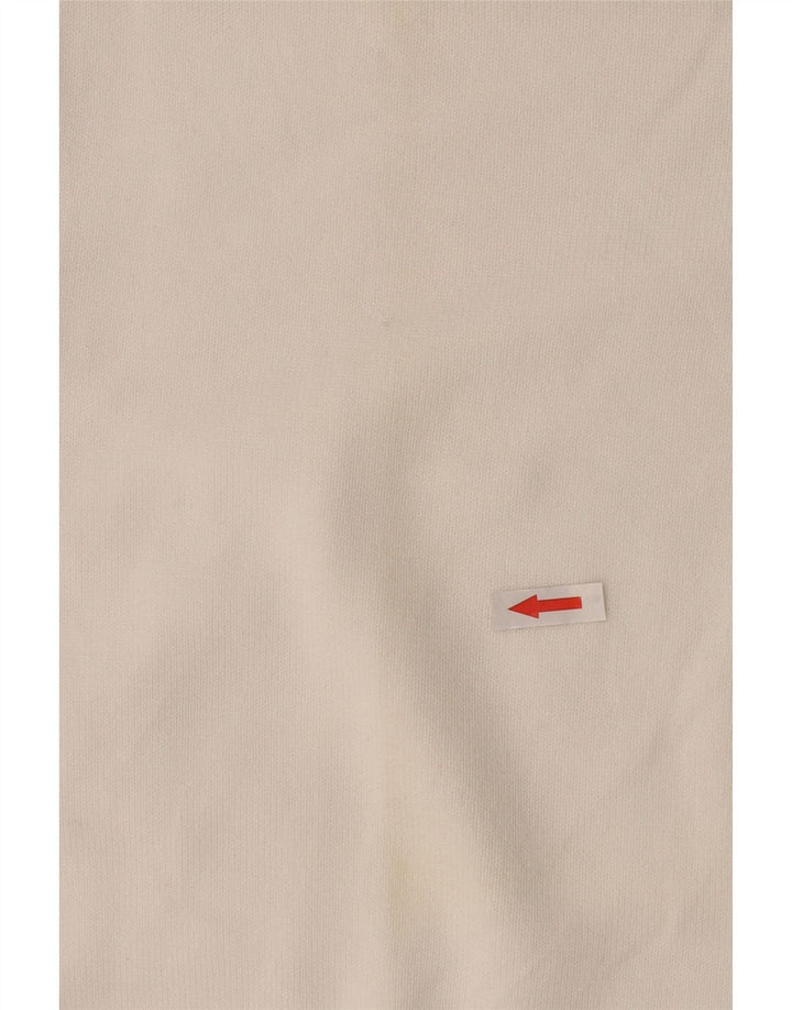 Suéter masculino Slam com decote em V 3XL algodão branco