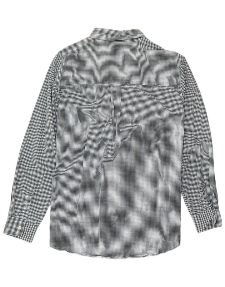Camisa masculina Chaps grande algodão verde guingão