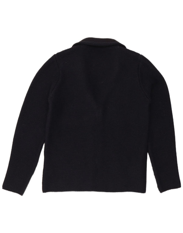 Jaqueta blazer masculina Liu Jo com 3 botões Reino Unido 36 pequena azul marinho acrílico
