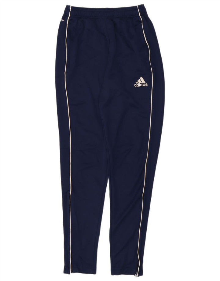 Calça de treino Adidas Aeroready masculina pequena azul marinho poliéster