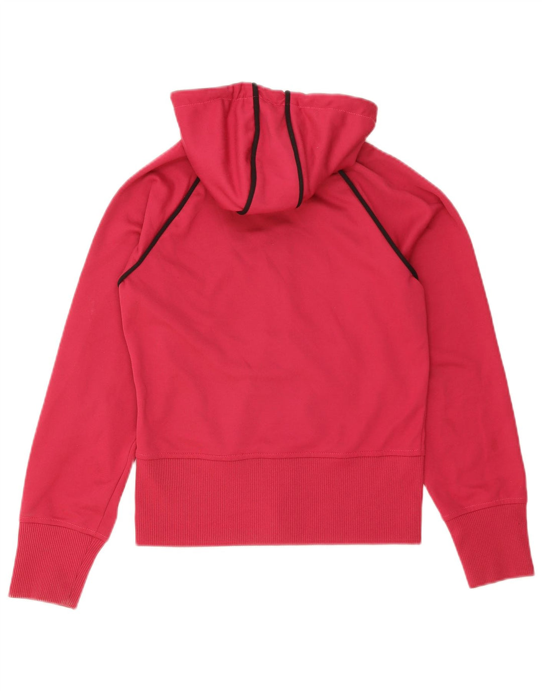 Suéter feminino com capuz e zíper Diadora IT 42 poliéster rosa médio