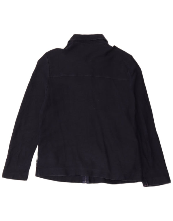 Jaqueta bomber feminina Marks & Spencer Reino Unido 16 grande algodão azul marinho