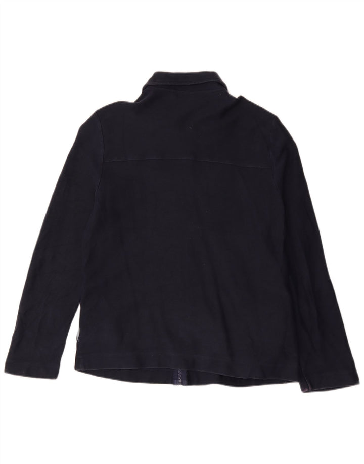 Jaqueta bomber feminina Marks & Spencer Reino Unido 16 grande algodão azul marinho
