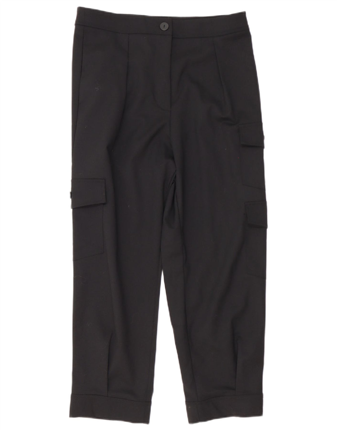Calça cargo feminina Sundek reta média W30 L26 algodão preto