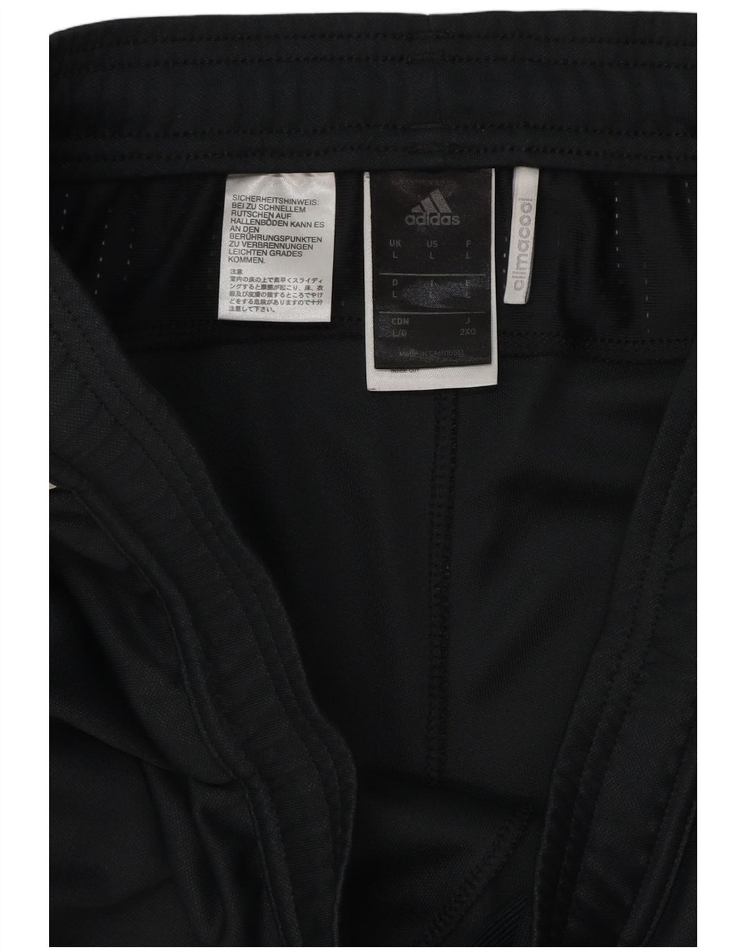 Calça Adidas Mens Climacool Treino Grande Poliéster Preto