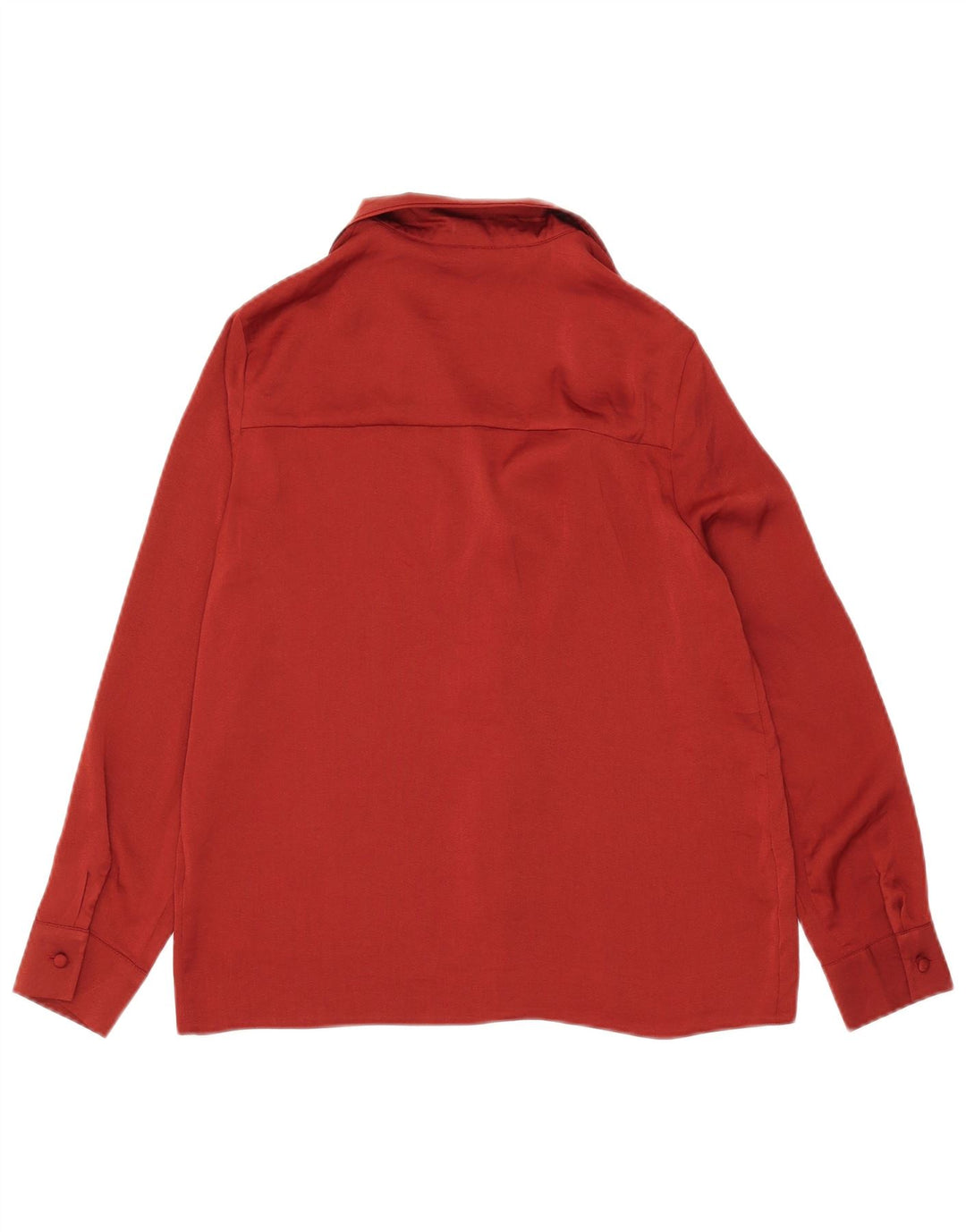 Blusa camisa feminina Topshop Reino Unido 10 poliéster vermelho pequeno