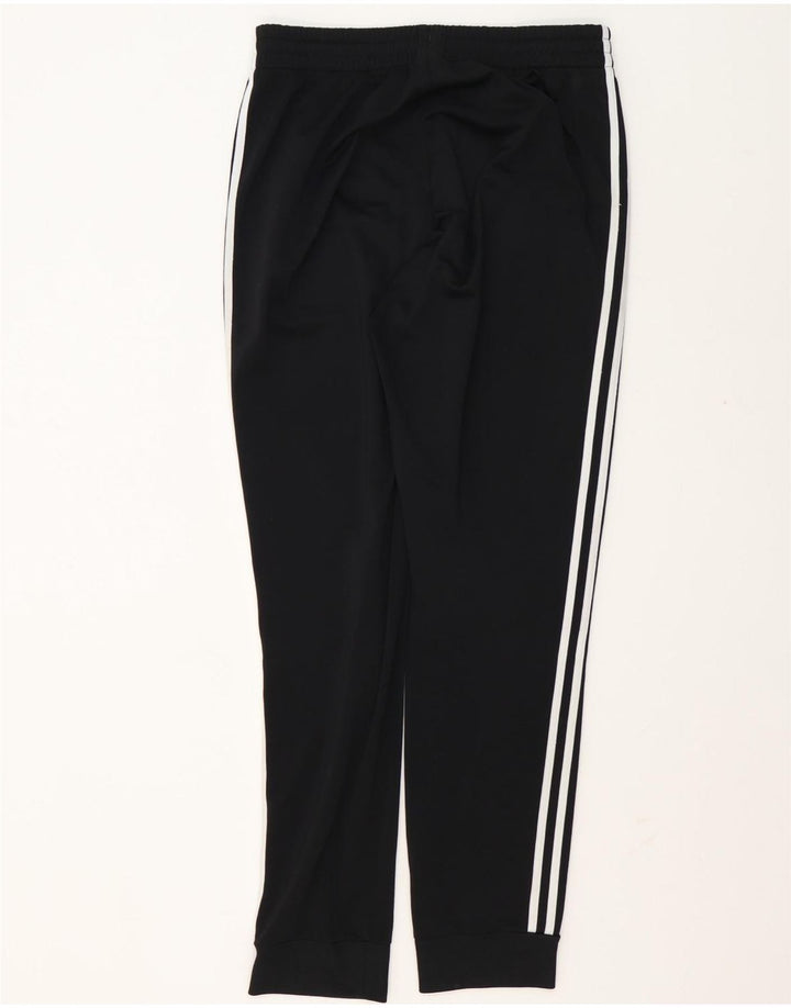 Calça de treino masculina Adidas Joggers UK 40/42 poliéster preto médio