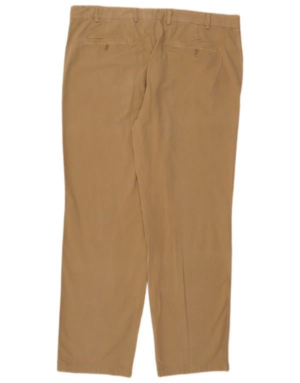 Calça chino reta masculina Paul & Shark Yachting W40 L32 bege