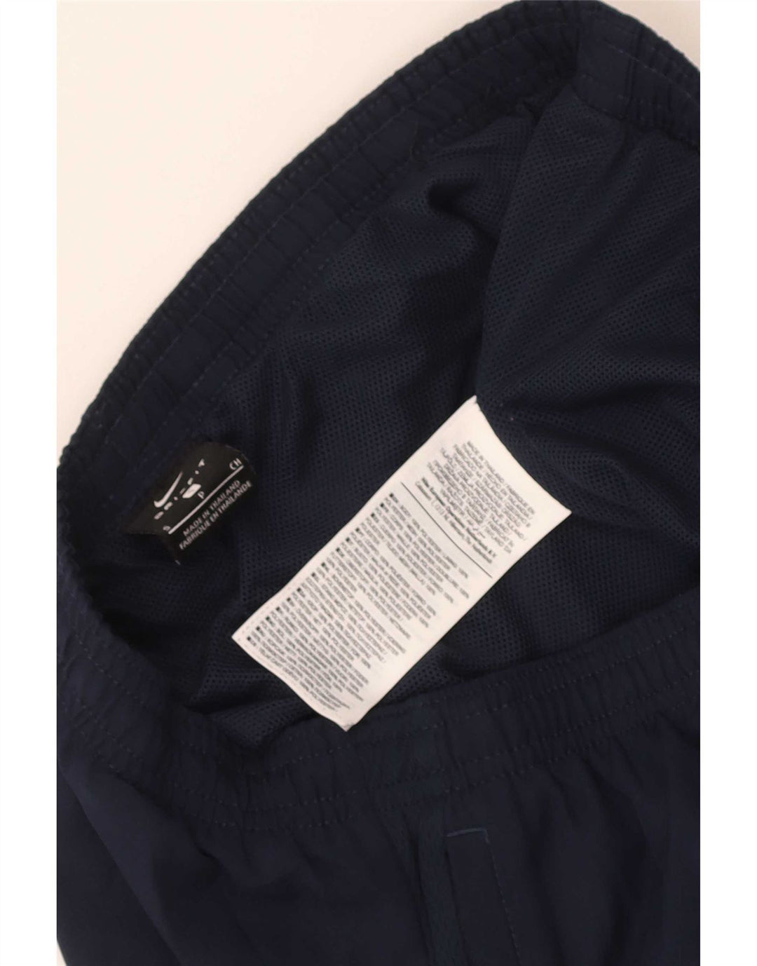 Nike masculino Dri Fit calças de treino joggers pequeno poliéster azul marinho