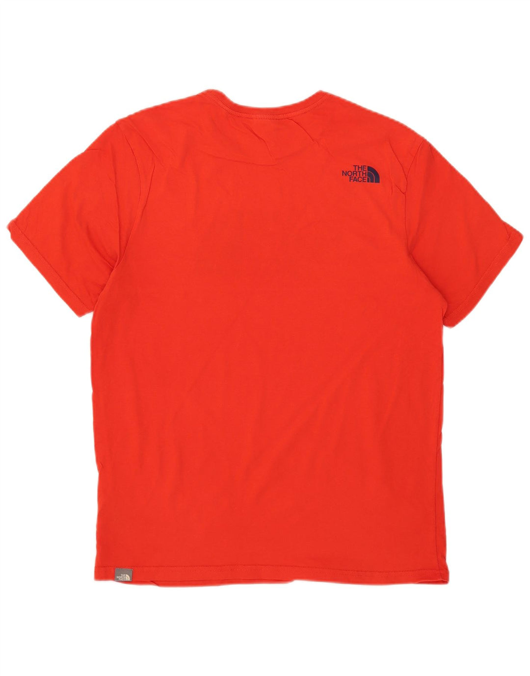 Camiseta gráfica masculina The North Face Top médio algodão vermelho