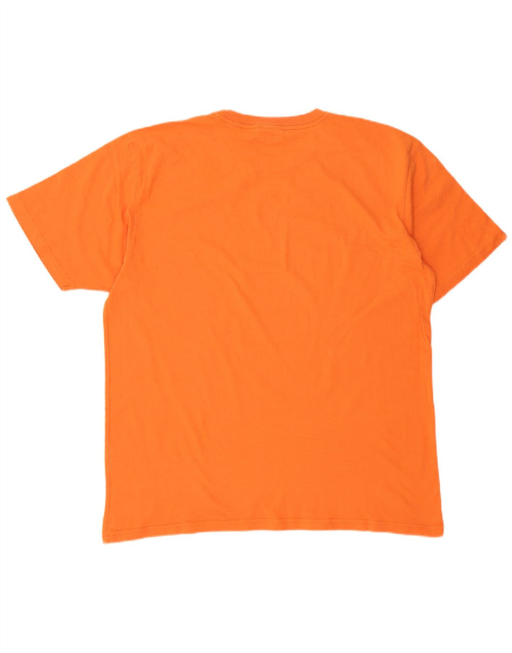 CAMPEÃO Camiseta Masculina Top Grande Laranja