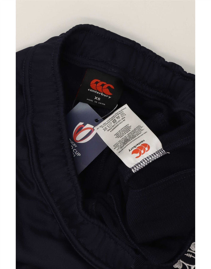 Calça de treino masculina IRFU de Canterbury XS azul marinho poliéster