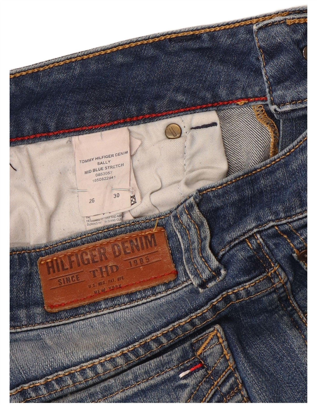 Jeans feminino Tommy Hilfiger Bootcut W26 L30 azul