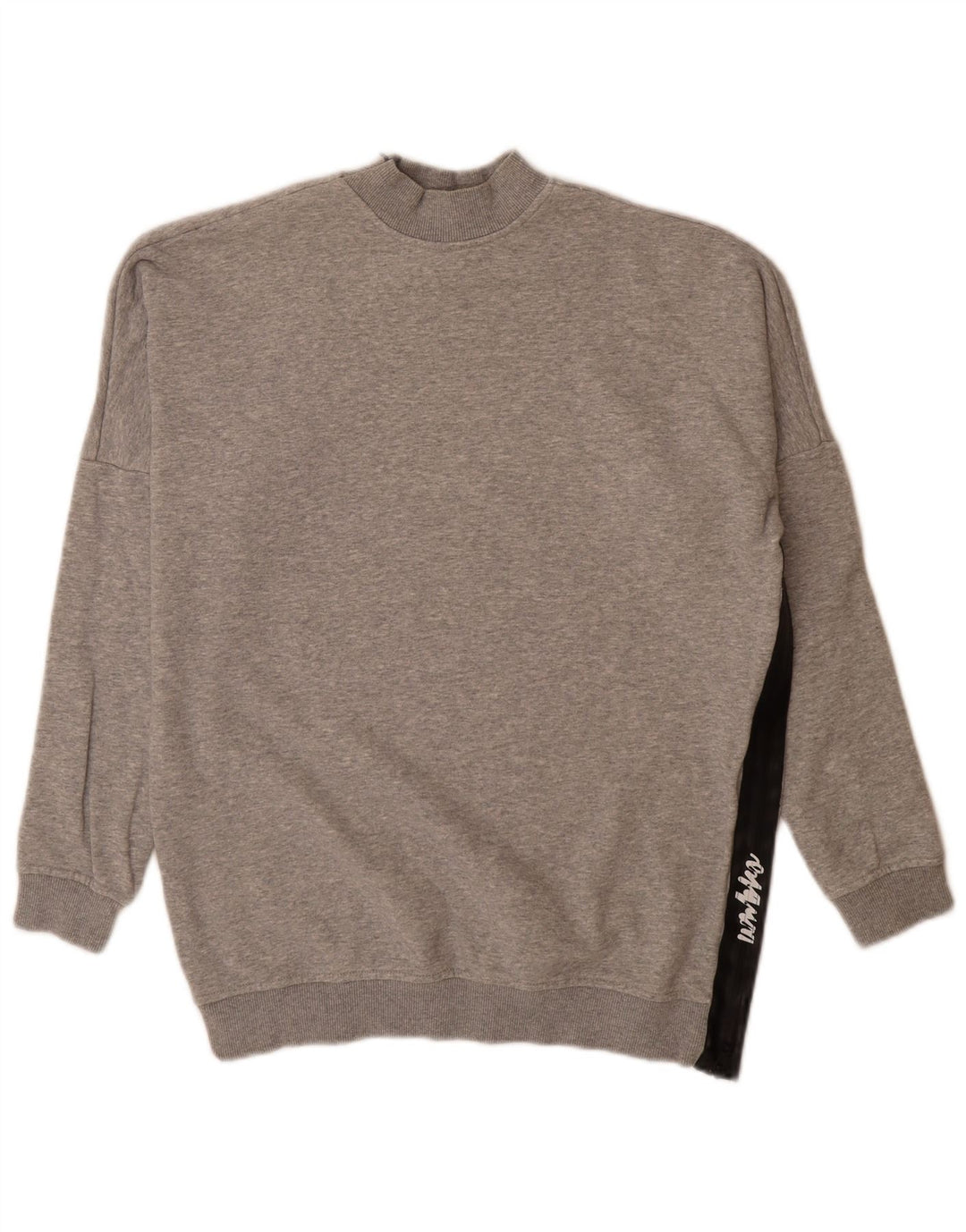 Moletom gráfico masculino Umbro Jumper pequeno cinza colorblock