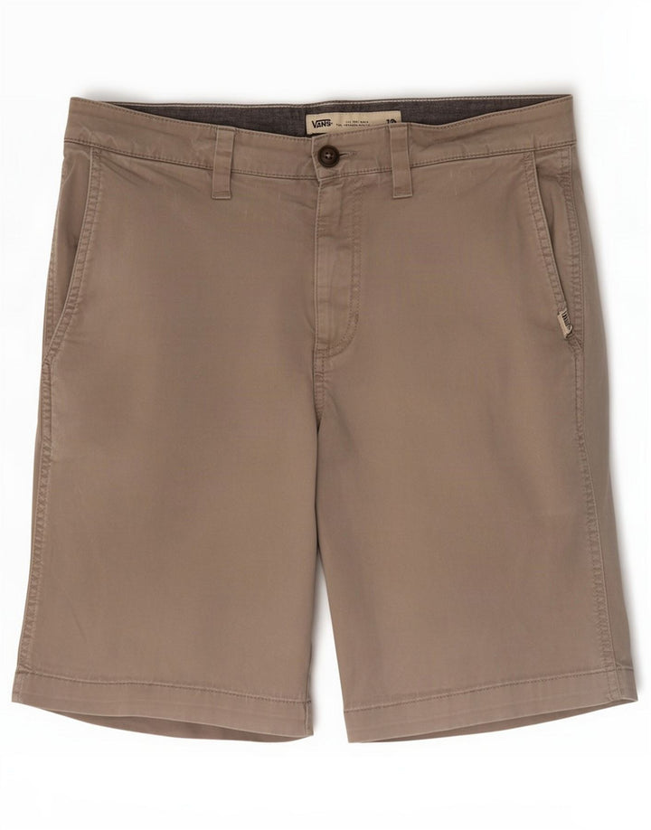 Vans Mens Chino Shorts Médio W32 Algodão Cinza