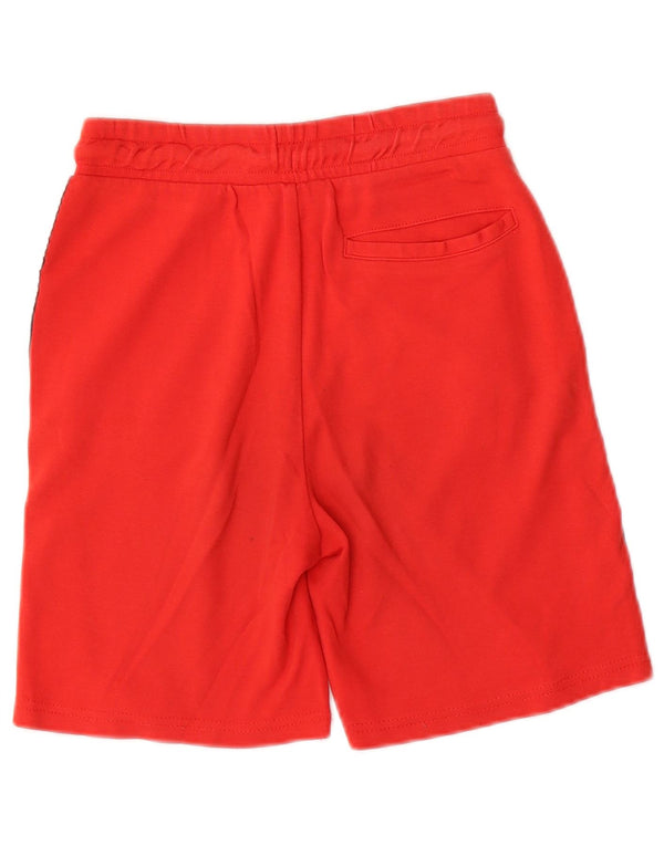Fila Shorts esportivos gráficos para meninas 9-10 anos algodão colorblock vermelho