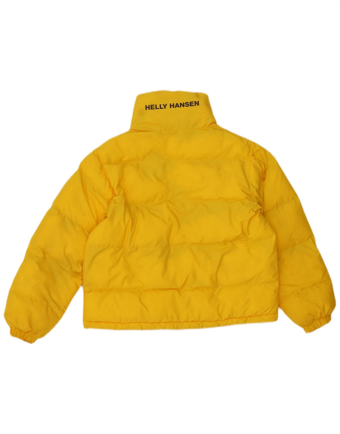 Jaqueta acolchoada superdimensionada reversível feminina Helly Hansen Reino Unido 10 pequena amarela
