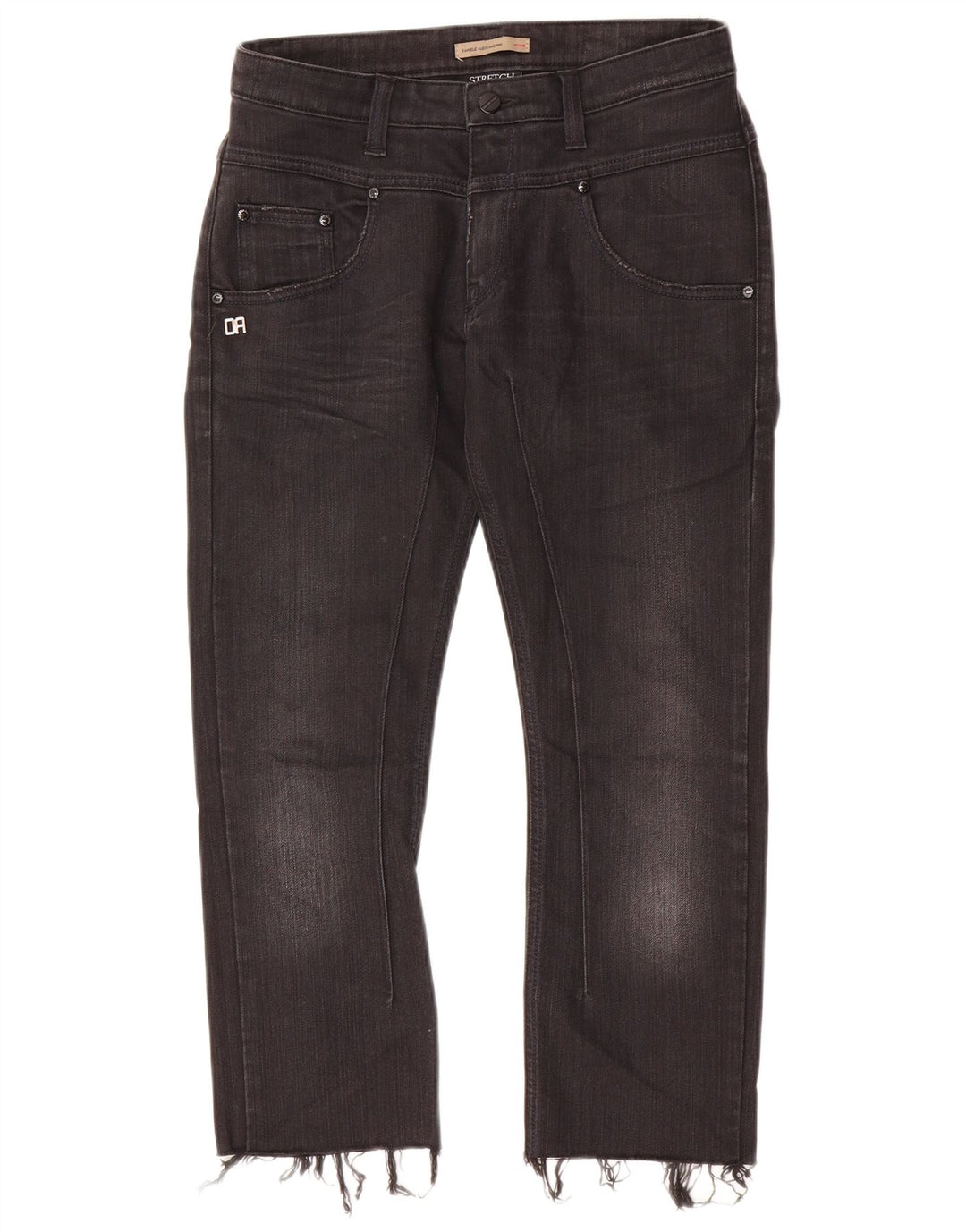 DANIELE ALESSANDRINI Calça jeans feminina stretch W31 L25 algodão preto