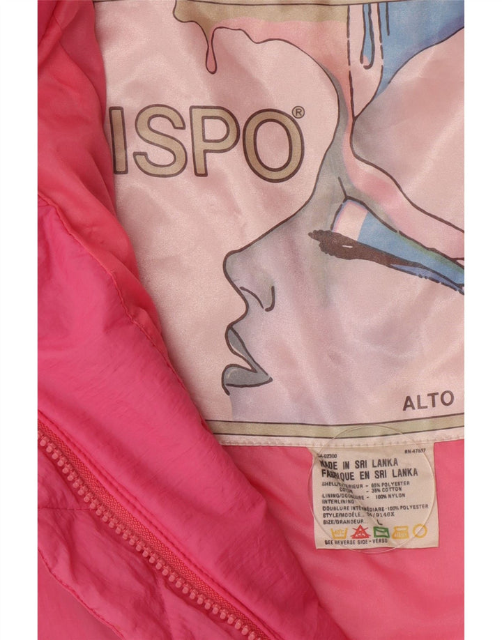 Jaqueta de esqui feminina Ispo UK 16 grande poliéster rosa
