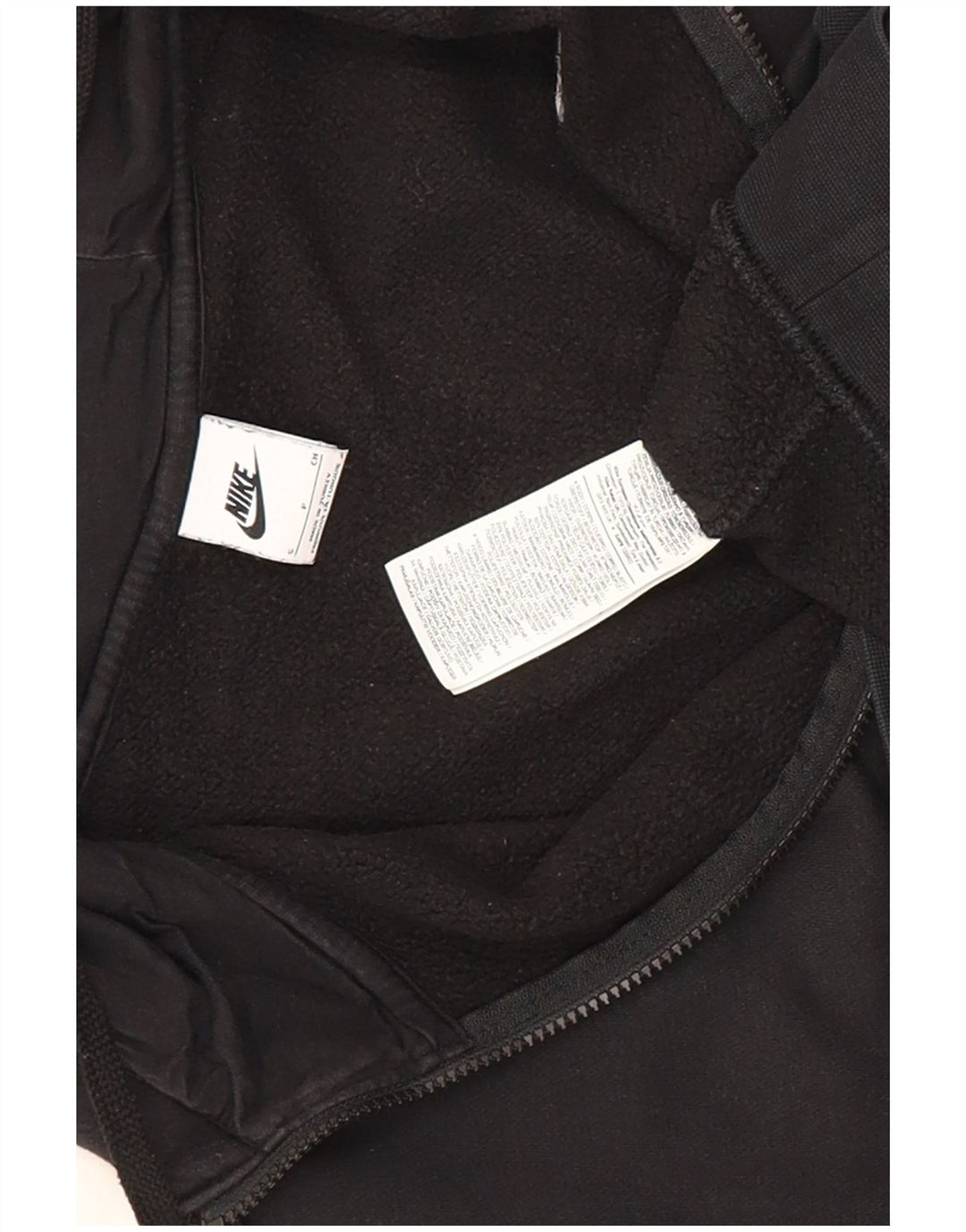 Suéter Nike Masculino Zip com Capuz Pequeno Algodão Preto