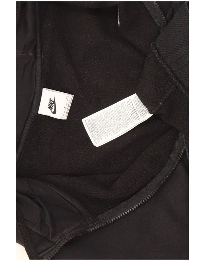 Suéter Nike Masculino Zip com Capuz Pequeno Algodão Preto