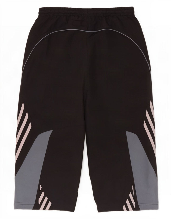 Adidas Mens Bermuda Sport Shorts Pequeno Preto Colorblock Poliéster