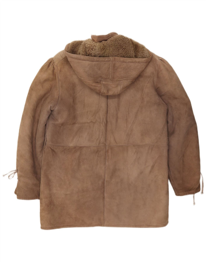 SHEARLING Casaco feminino com capuz Shearling IT 48 XL marrom