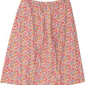 VINTAGE Womens A-Line Skirt W40 2XL Pink Floral Cotton Vintage Vintage and Second-Hand Vintage from Messina Hembry 