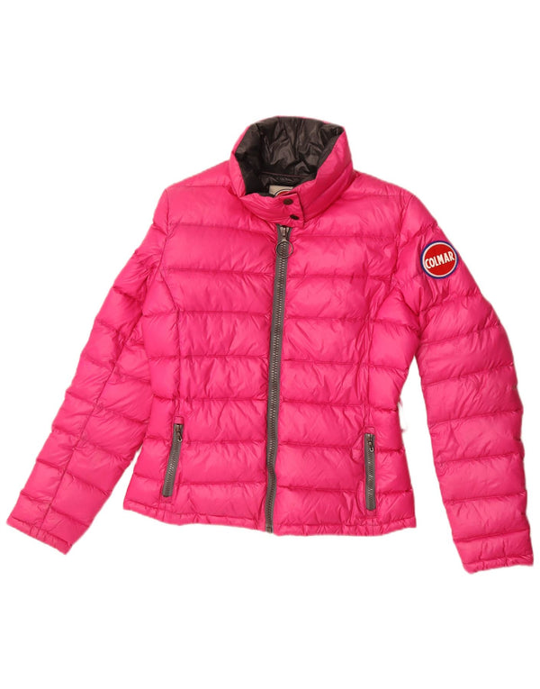 Jaqueta acolchoada oversized feminina Colmar IT 40 XS poliamida rosa