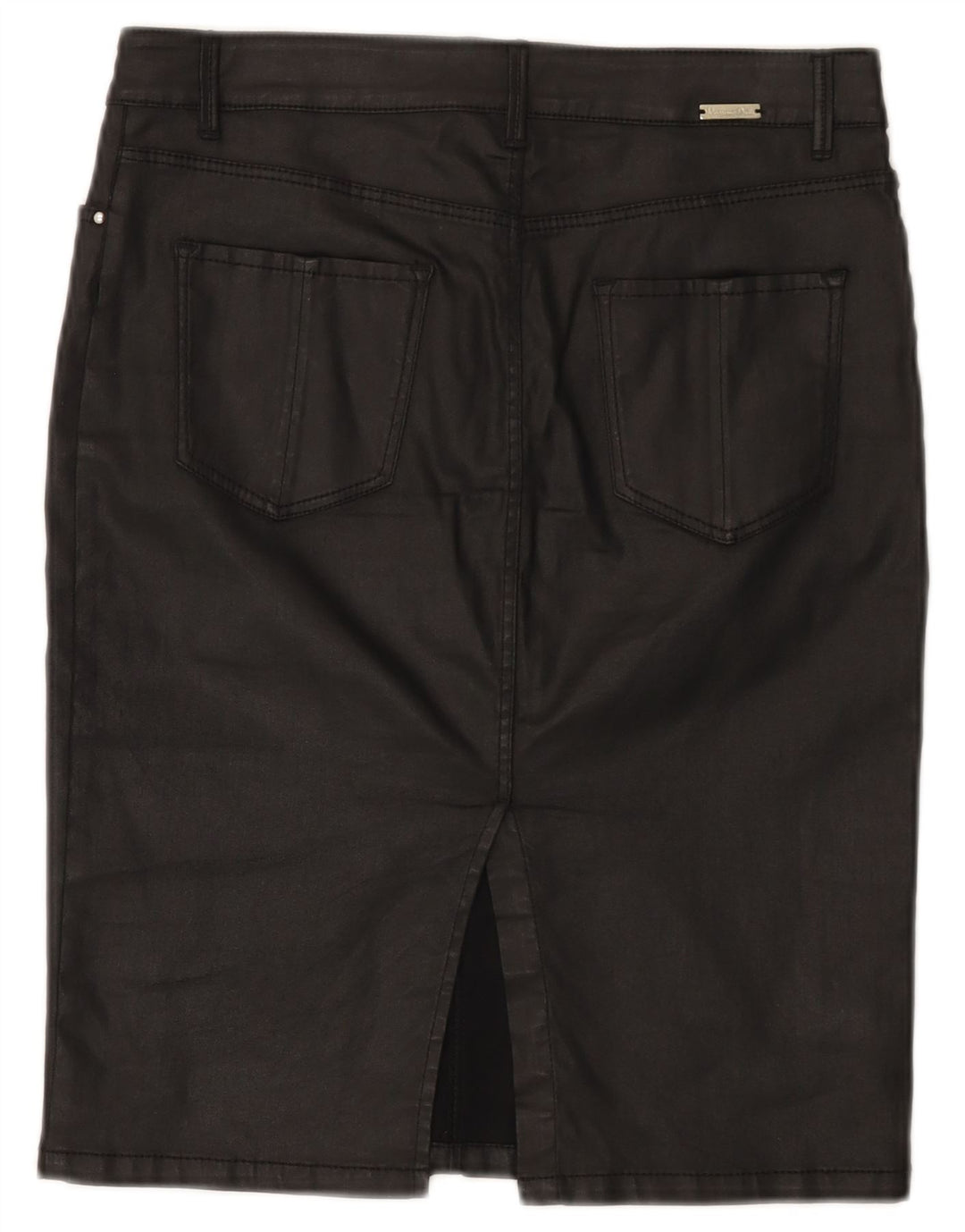 Saia lápis feminina Massimo Dutti UE 38 pequena W28 preta