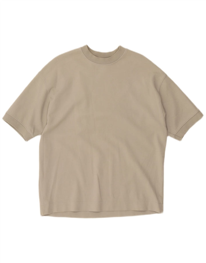 Camiseta masculina ZARA cinza médio