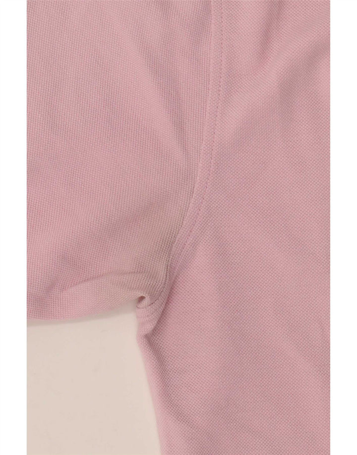 Camisa polo masculina Reebok médio algodão rosa
