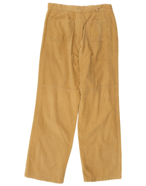 Calça masculina de veludo cotelê ALVIERO MARTINI W30 L31 bege