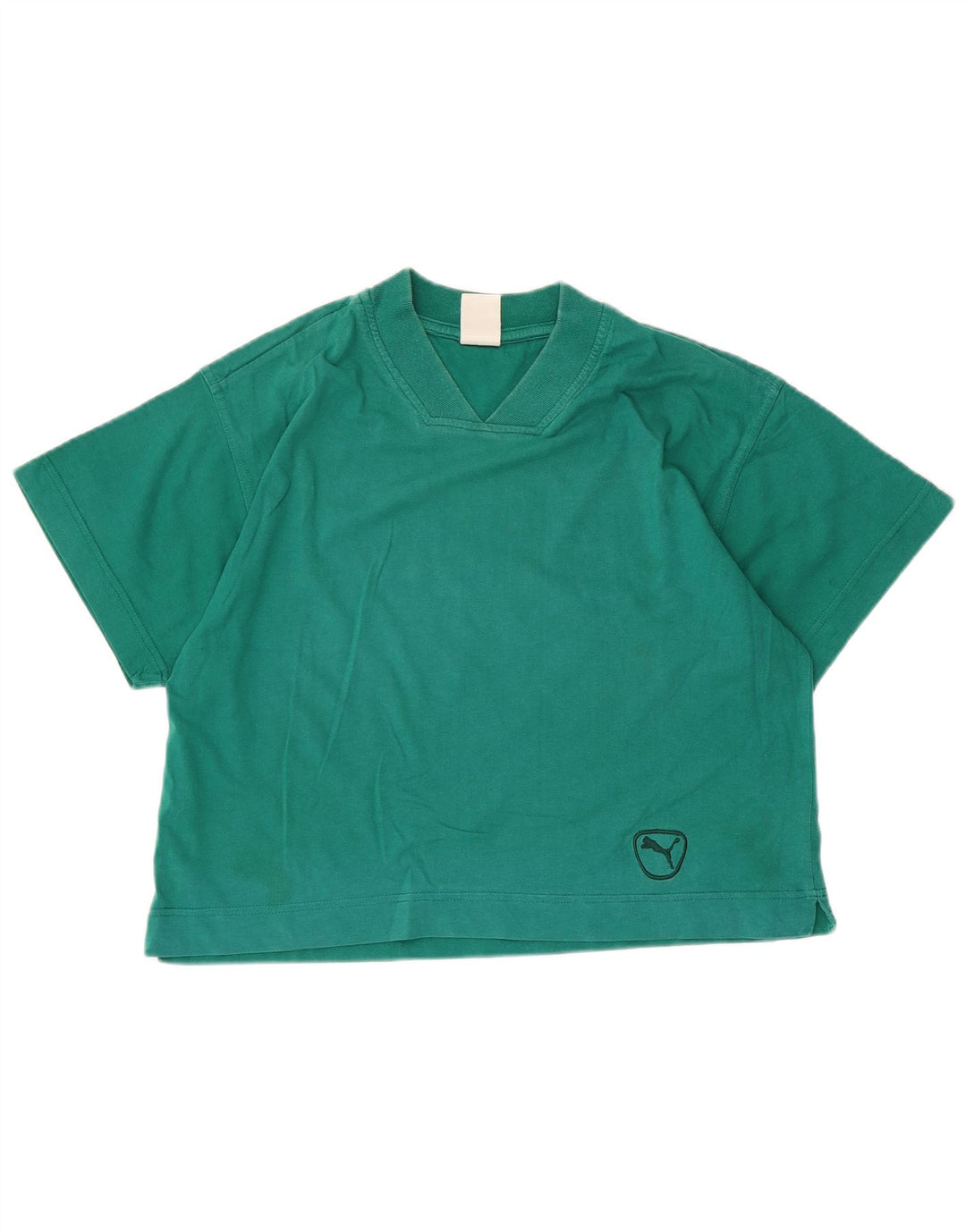 Camiseta feminina PUMA UK 14 grande algodão verde
