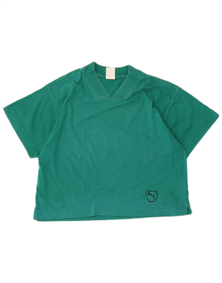 Camiseta feminina PUMA UK 14 grande algodão verde