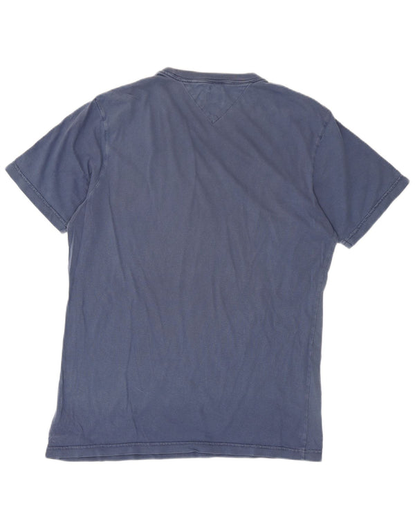 Camiseta masculina Tommy Hilfiger com estampa gráfica XL azul marinho algodão