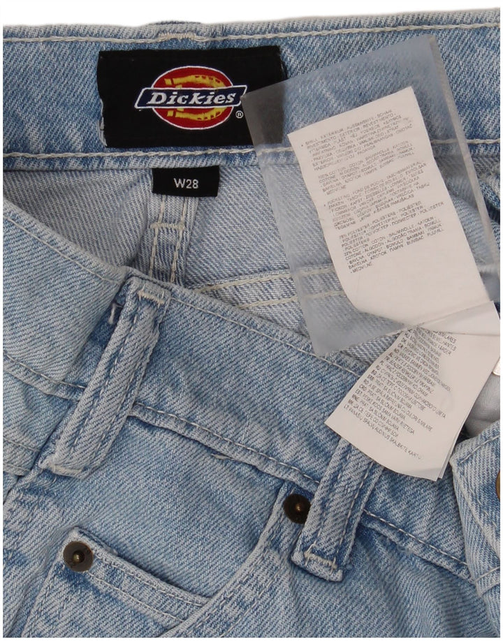 Shorts jeans cargo masculino DICKIES W28 pequeno algodão azul