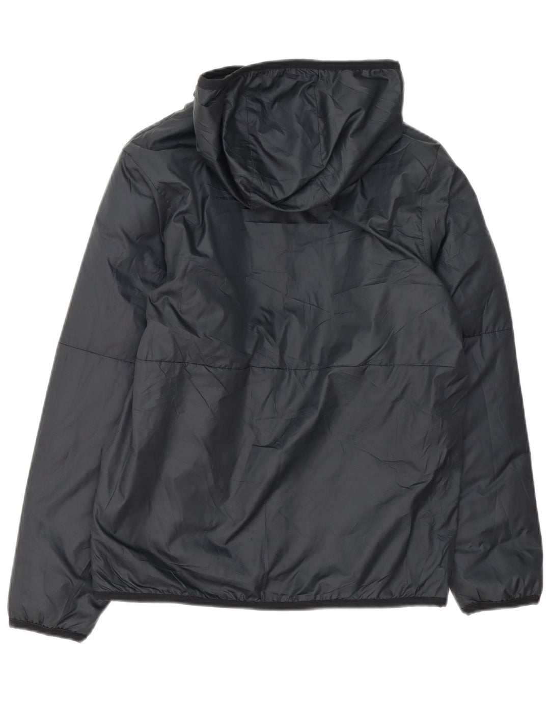 Jaqueta de chuva com capuz Nike Boys 12-13 anos grande poliéster preto