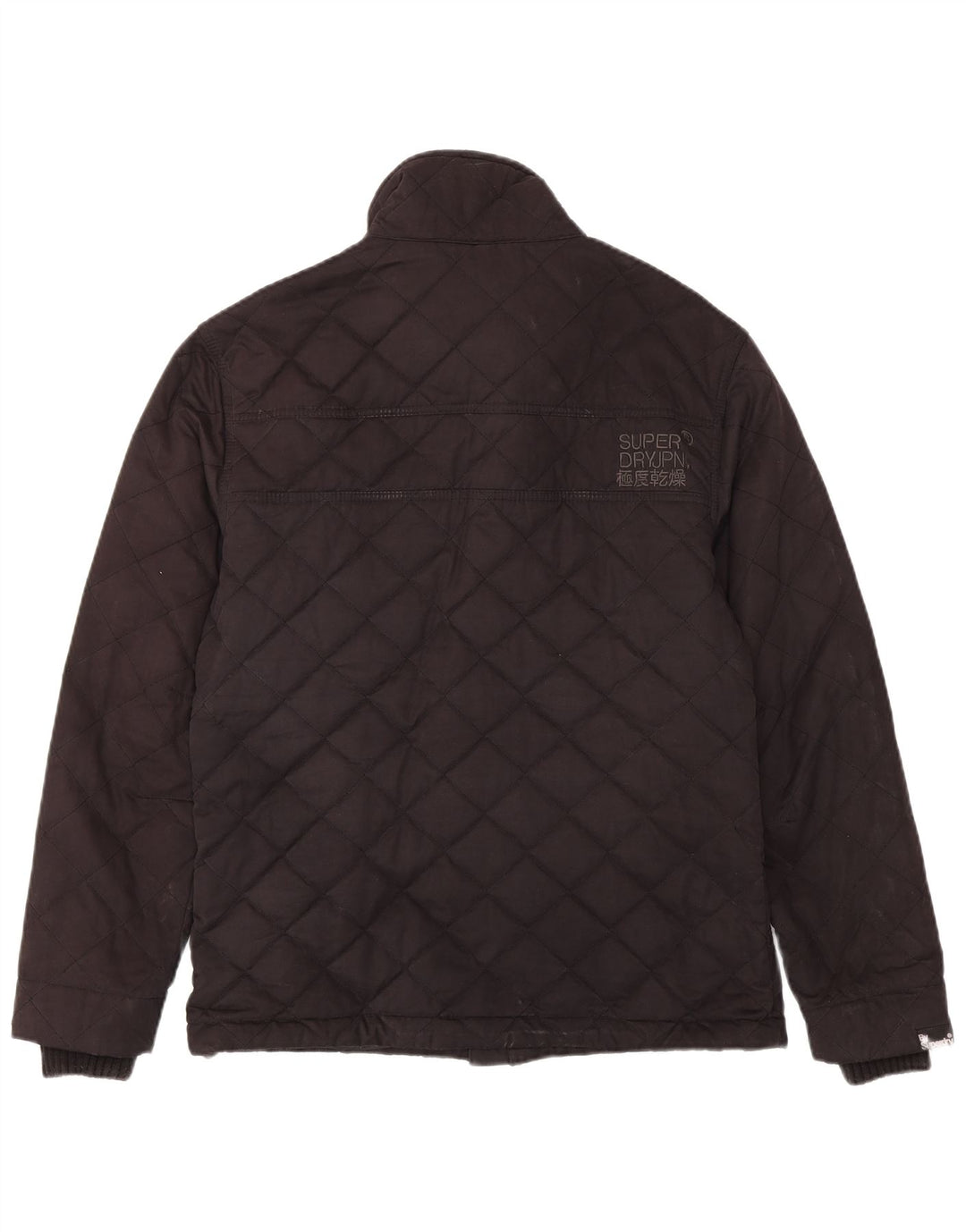 Jaqueta masculina Superdry The Windhiker acolchoada UK 42 XL poliéster preto