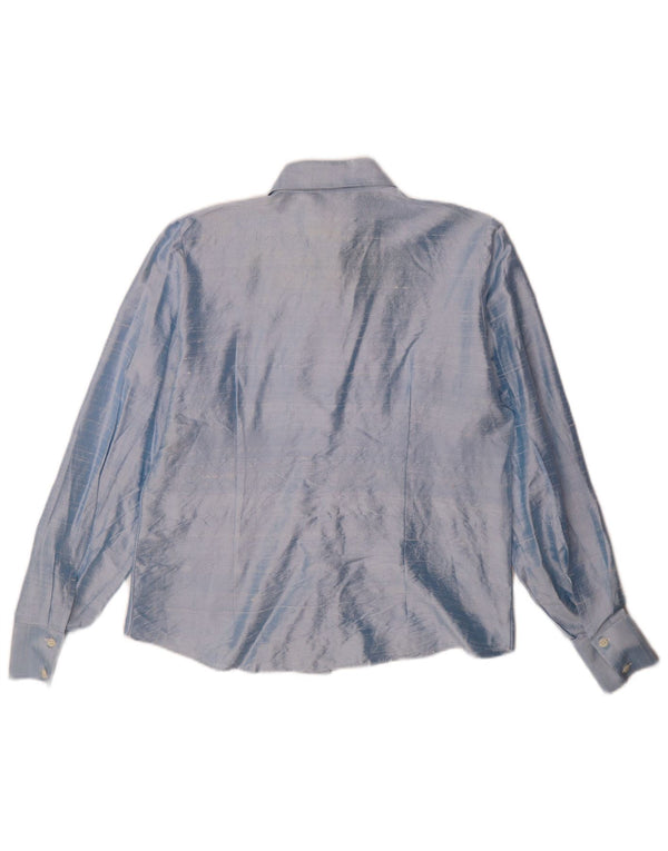 Blusa Camisa Feminina Vintage IT 48 XL Azul