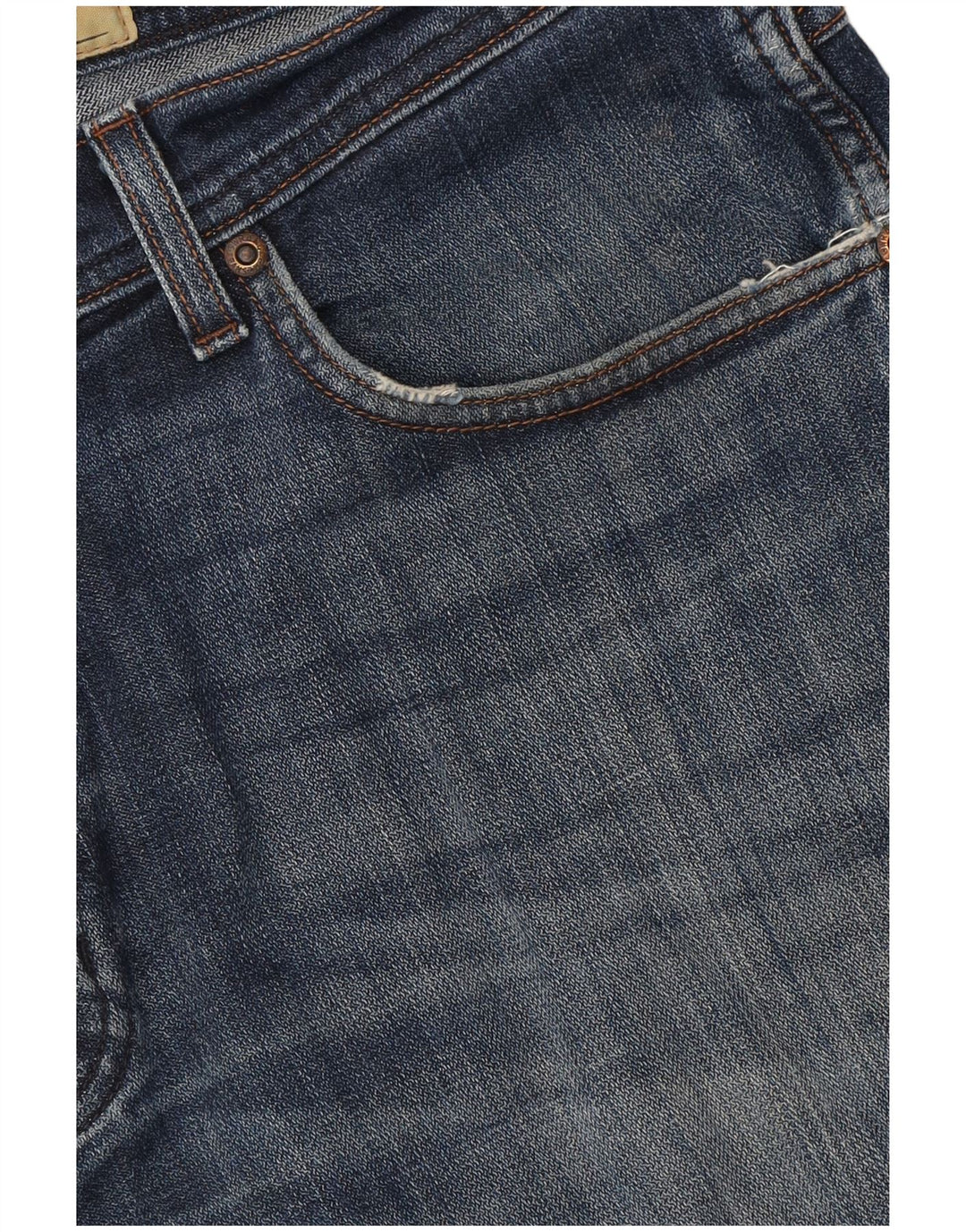 Shorts jeans masculino Wrangler W36 grande algodão azul